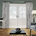 Atrium Chrome Curtain