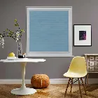Metis Solar Light Blue Neat Fit Pleated Blind