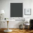 Marlow Blackout Zinc Grey Electric Roller Blind