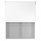 Amor White Lotus With Haze Soft Grey Double Roller Blind