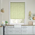 Daisy Spot Light Green Roller Blind