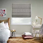 Kingsley Taupe Roman Blind
