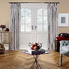 Lottie Silver Grey Curtain