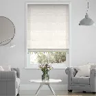 Quintessence Linen & Spring Trimmed Roman Blind