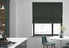 Faux Suede Bottle Green - Roman Blind