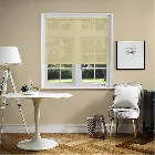 Voile Fr Sandshell Cream Electric Roller Blind