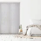 Splash Snow White 89mm Vertical Blind