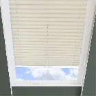 Infusion Solar Ivory Pleated Skylight Blind