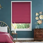Bijou Linen Magenta Roman Blind