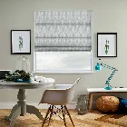 Lottie Silver Grey Roman Blind