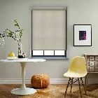 Splash Taupe Brown Electric Roller Blind