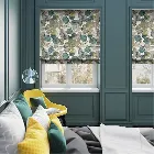 Blakely Linen Vintage Cyan Spring Roman Blind