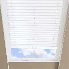 Infusion Solar White Pleated Skylight Blind