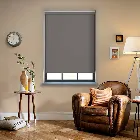 Unishade Blackout Fr Flint Grey Electric Roller Blind