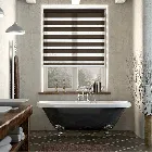 Enjoy Dark Wood Roller Blind