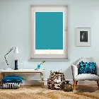 Bella Blackout Turquoise Blue Perfect Fit Roller Blind