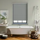 Samba Pvc Blackout Steel Grey Electric Roller Blind