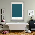 Bella Blackout Dark Teal Blue Perfect Fit Roller Blind