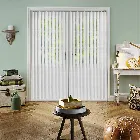 Carerra Blackout White Rigid Pvc 89mm Vertical Blind