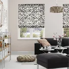 Spike Taupe Roman Blind