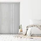 Ex-lite Pvc Blackout Light Grey 89mm Vertical Blind