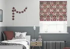 Acanthus Cherry - Roman Blind