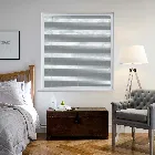 Turin 25mm Perforated Grey Perfect Fit Venetian Blind