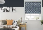 Narvik Blue - Roman Blind