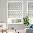 Scribble Stem Grey Roller Blind