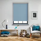 Bella Blackout Brittany Blue Electric Roller Blind