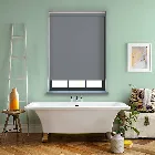 Prime Blackout Fr Charcoal Grey Electric Roller Blind