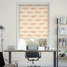 Mr Fox Mini Orange Roller Blind