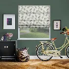 Foliage Ember Roman Blind