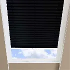 Infusion Solar Black Pleated Skylight Blind