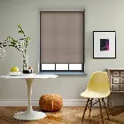 Splash Latte Brown Electric Roller Blind