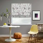 Cottage Garden Natural Roman Blind
