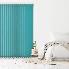 Splash Turquoise Blue 89mm Vertical Blind