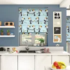 Terry Toucan Sky Roman Blind