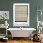 Sylvan Linen Beige Brown Perfect Fit Pleated Blind