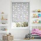 Unicorn Dreams Blackout Grey Roller Blind