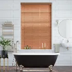 Warm Oak Faux Wood Blind - 38mm Slat