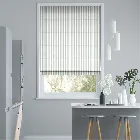 Devon Stripe Dove Roman Blind