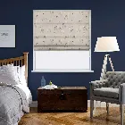 Alpaca Tamarind Natural Roman Blind