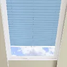 Infusion Solar Pale Blue Pleated Skylight Blind