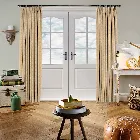 Aztec Ochre Yellow Curtain
