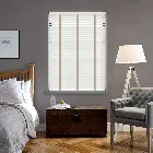 Deco Taped True White With Contrast Dove Grey Tape Faux Wood