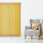 Unicolour Fr Luna Yellow 127mm Vertical Blind