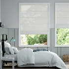 Lumiere Unlined Ahisma Luxe Faux Silk Mist Roman Blind