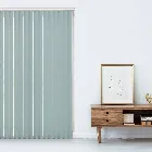 Bella Blackout Tiffany Blue 89mm Vertical Blind