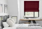 Faux Suede Maroon - Roman Blind